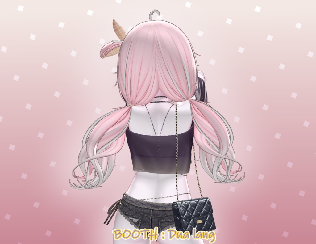 【Milky Hair】Mask、Main color2Texture