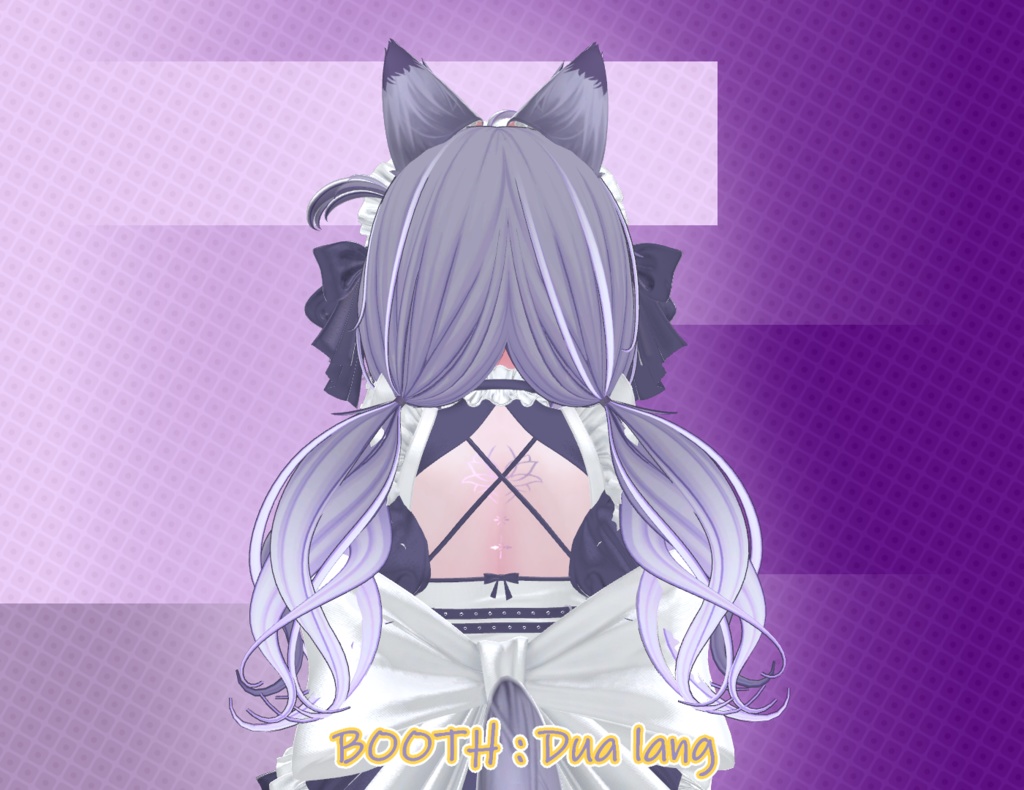 【Milky Hair】Mask、Main color2Texture