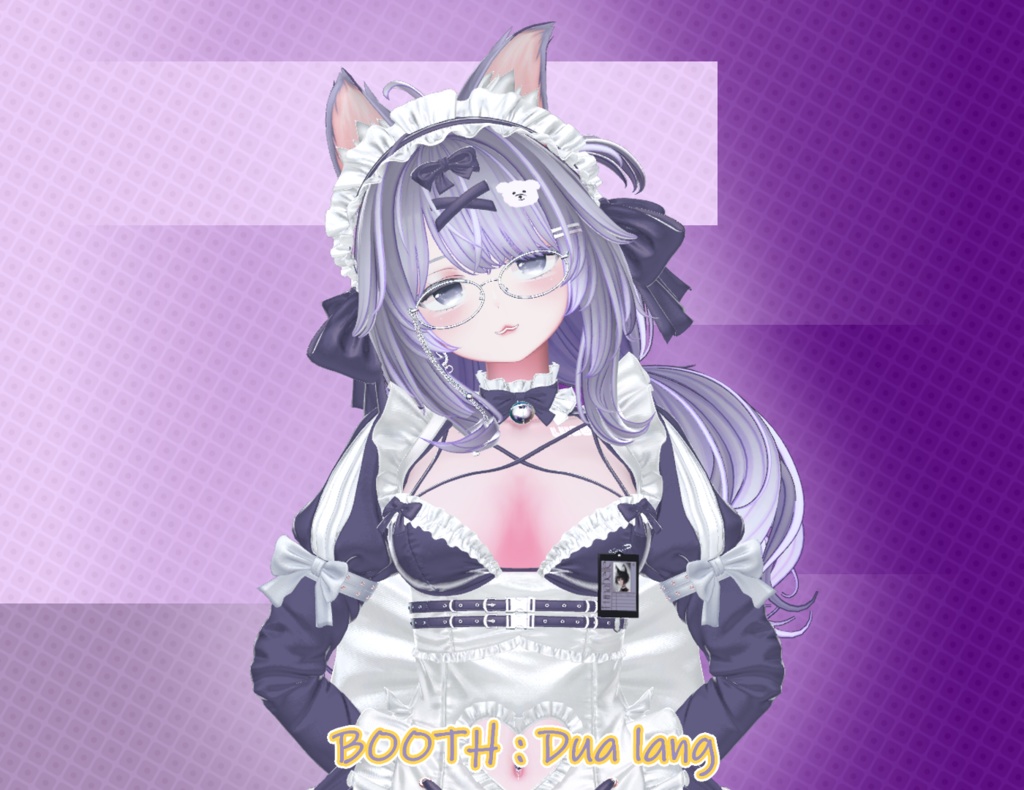 【Milky Hair】Mask、Main color2Texture