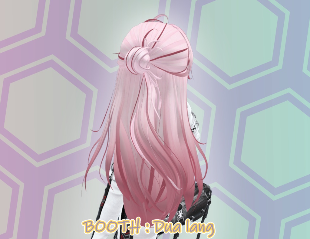 【お団子ポニーテール】Mask、Main color2Texture