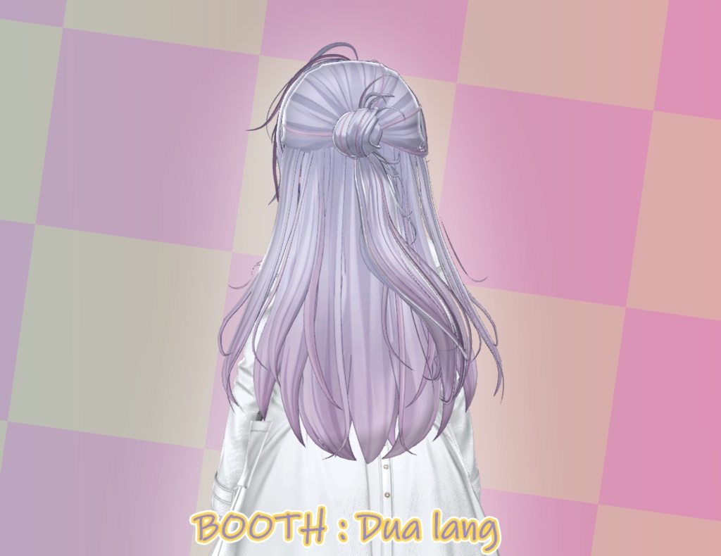 【お団子ポニーテール】Mask、Main color2Texture