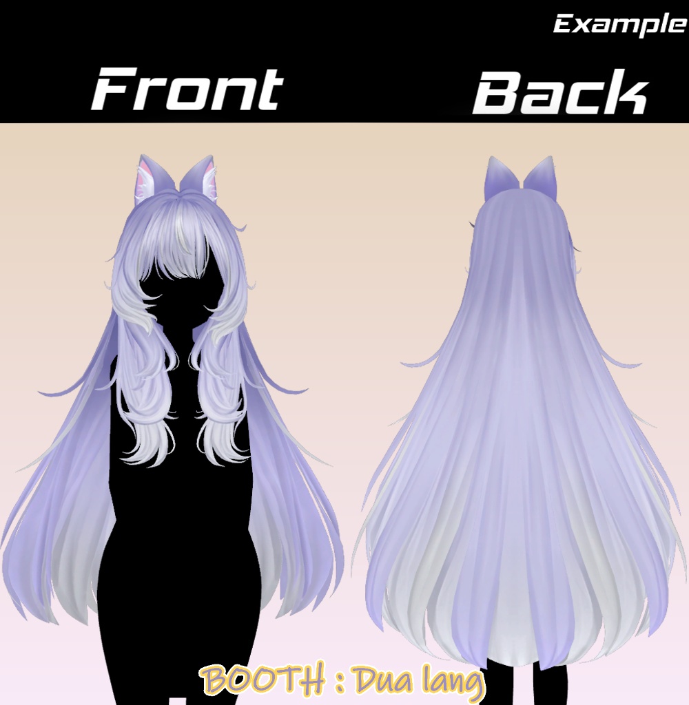 【LazyWave Tresses 03】Mask、Main color2Texture