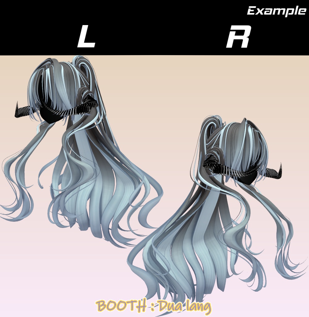 【Seraph Curl Hair】Mask、Main color2Texture