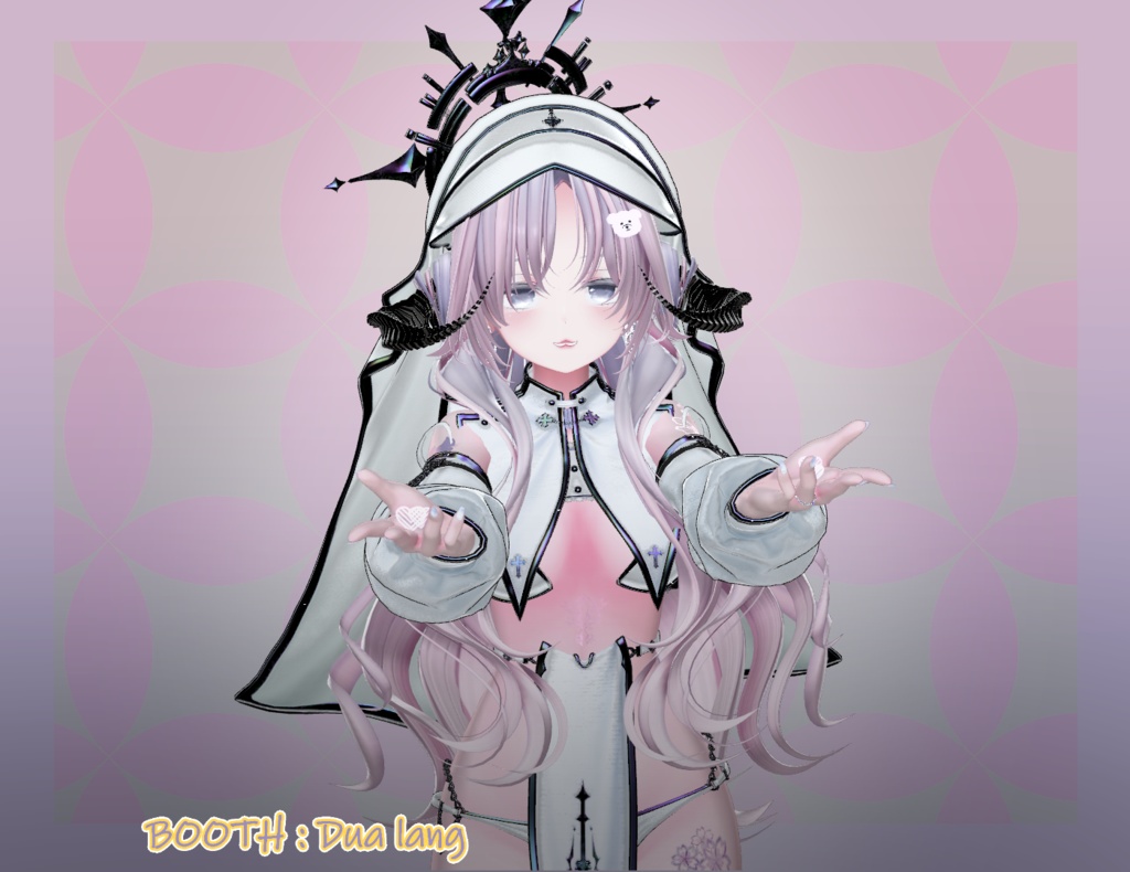 【Seraph Curl Hair】Mask、Main color2Texture