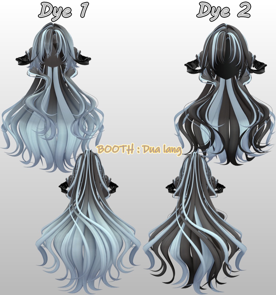 【Seraph Curl Hair】Mask、Main color2Texture