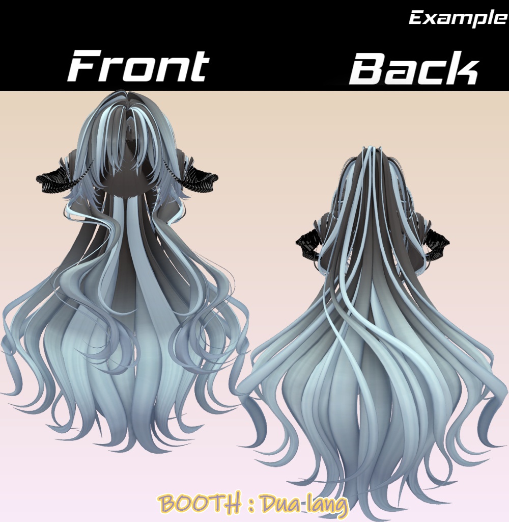 【Seraph Curl Hair】Mask、Main color2Texture