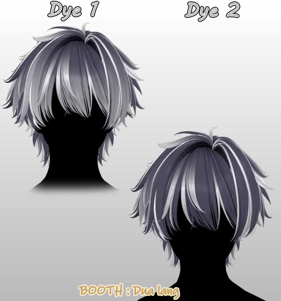 【ZAZZY Short Hair】Mask、Main color2Texture