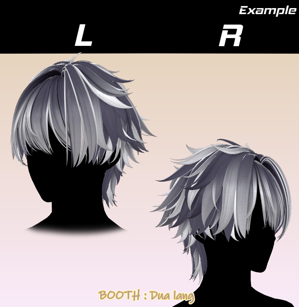 【ZAZZY Short Hair】Mask、Main color2Texture