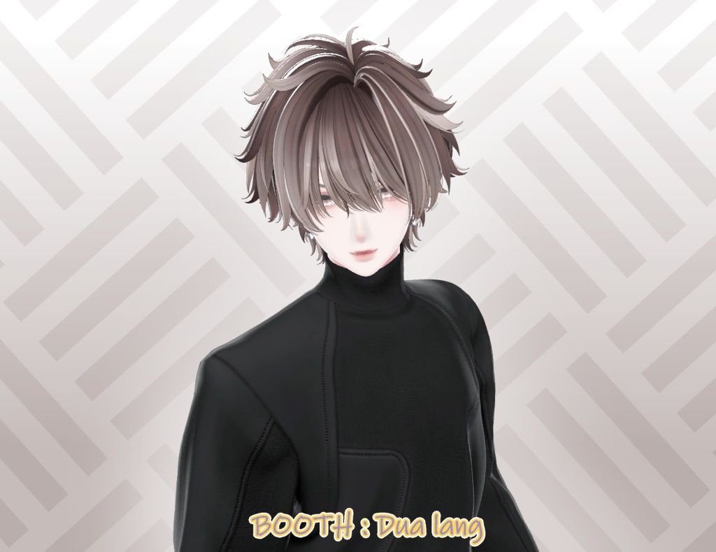 【ZAZZY Short Hair】Mask、Main color2Texture