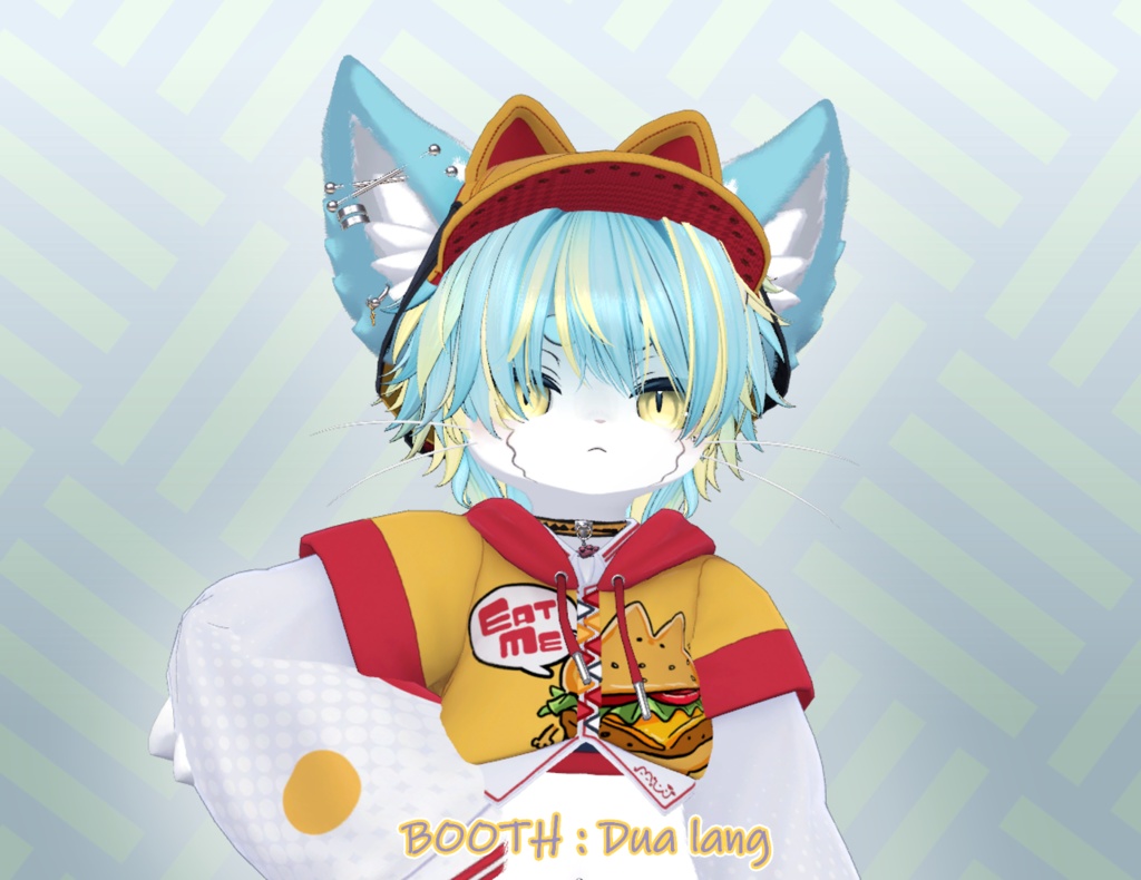 【ZAZZY Short Hair】Mask、Main color2Texture