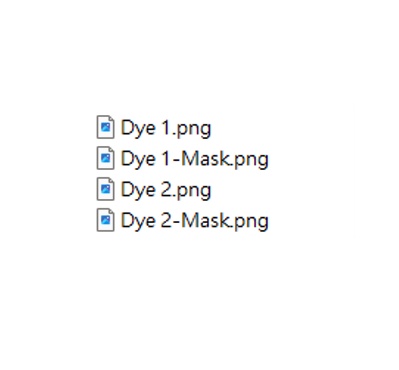 【すっきりショートヘア】Mask、Main color2Texture