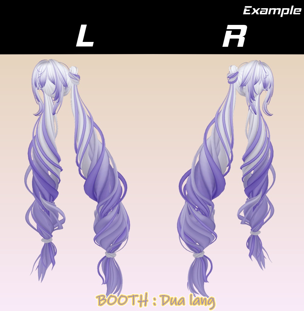 【Seira Hair】Mask、Main color2Texture