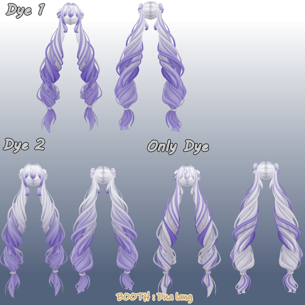 【Seira Hair】Mask、Main color2Texture