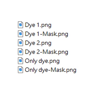 【Seira Hair】Mask、Main color2Texture