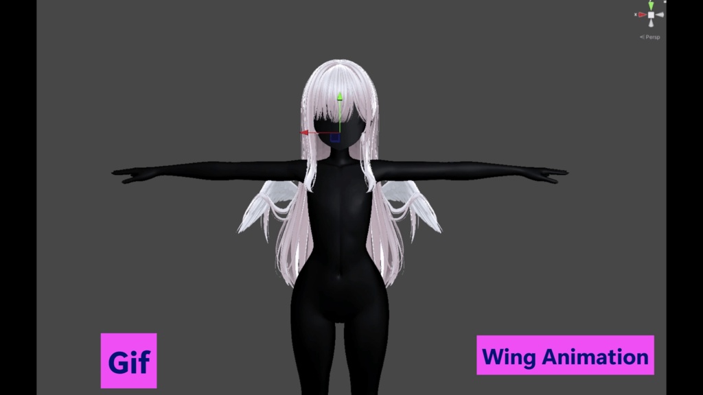 【angel long】Mask、Main color2Texture、Animation