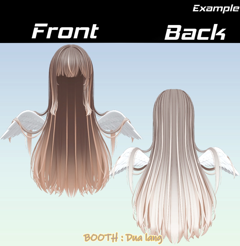 【angel long】Mask、Main color2Texture、Animation