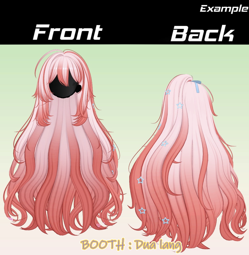 【Comsi Hair】Mask、Main color2Texture