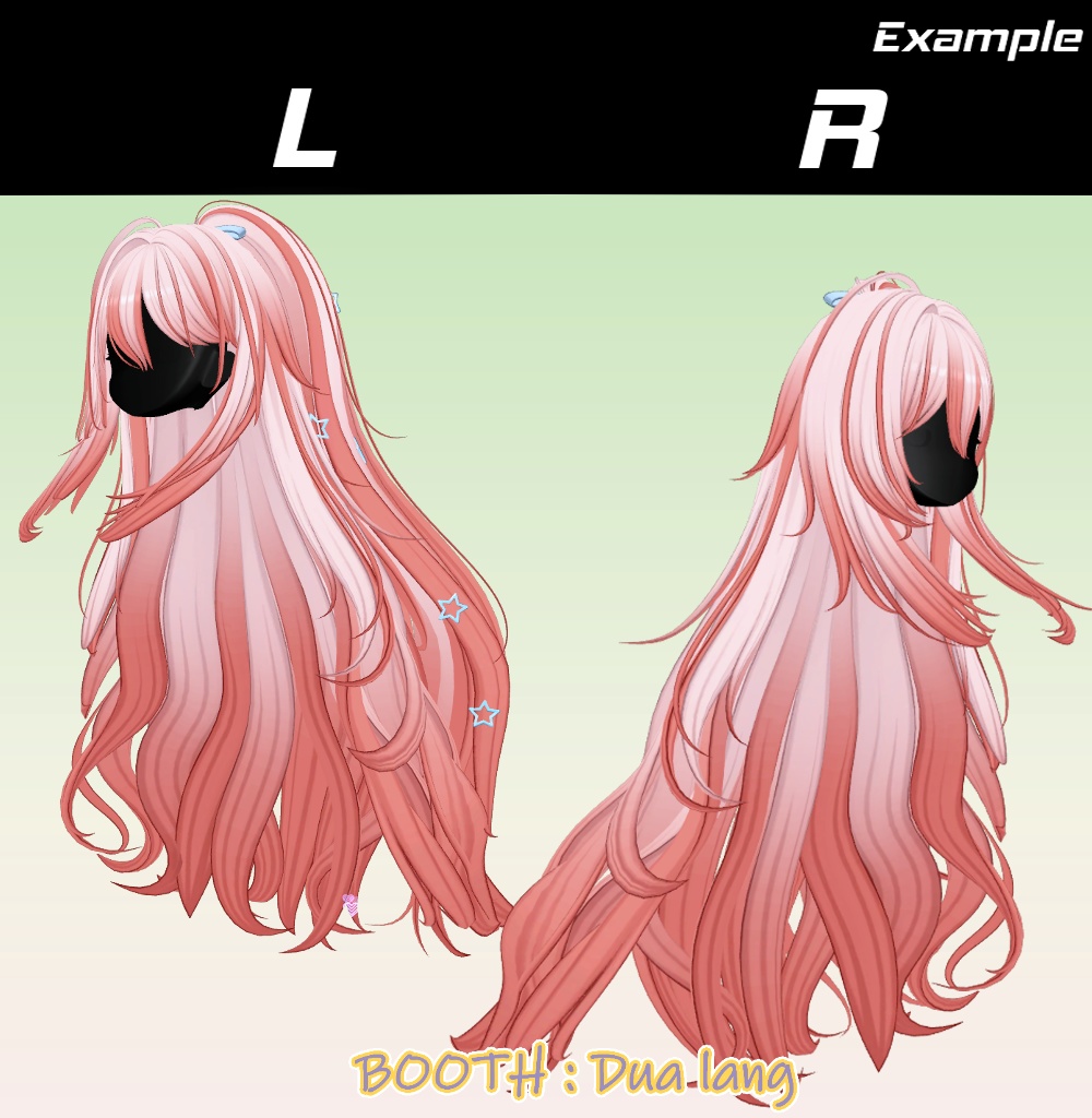 【Comsi Hair】Mask、Main color2Texture