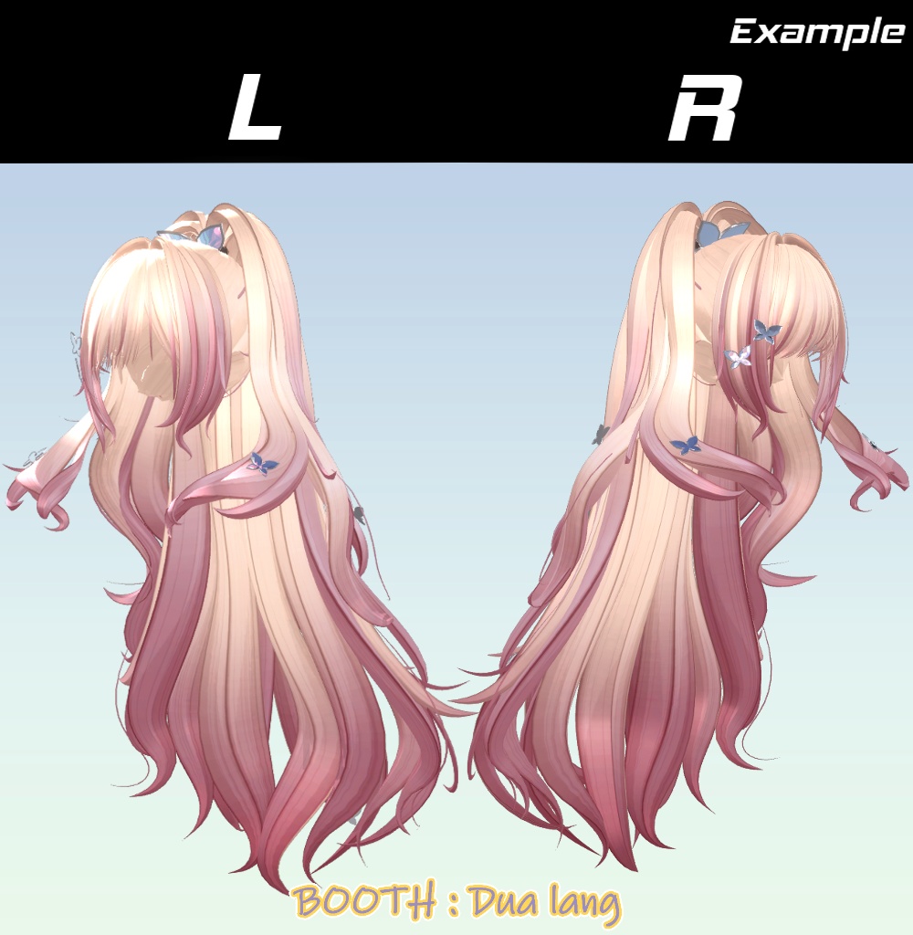 【Ayaka Hair】Mask、Main color2Texture