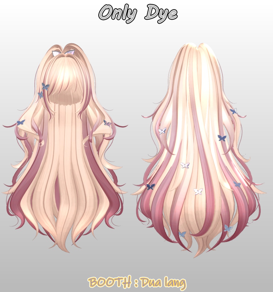 【Ayaka Hair】Mask、Main color2Texture