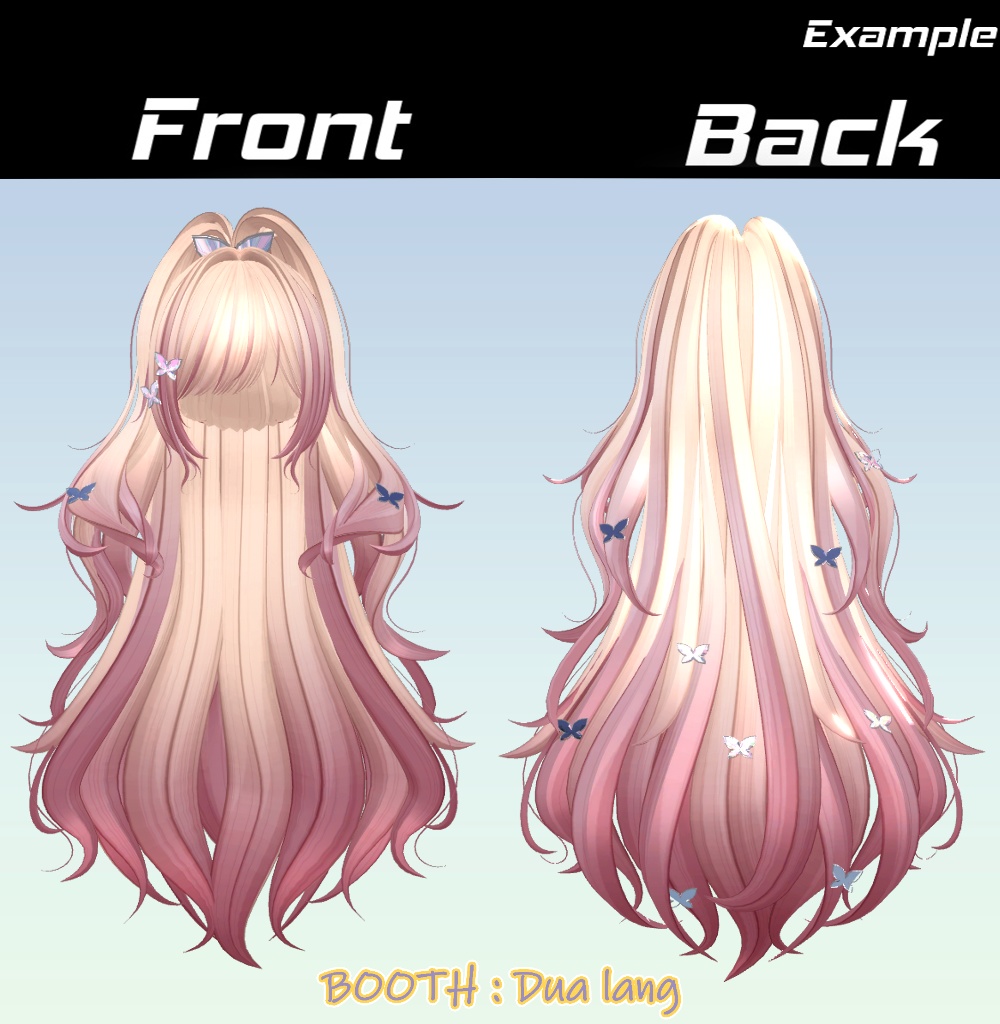 【Ayaka Hair】Mask、Main color2Texture