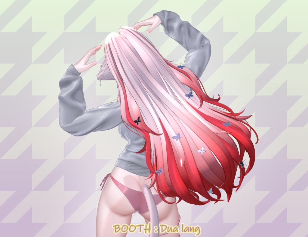 【Ayaka Hair】Mask、Main color2Texture