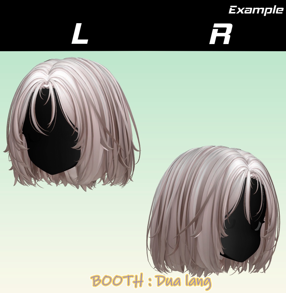 【mohumohu bob】Mask、Main color2Texture