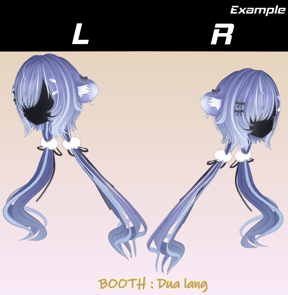 【Muffin Puff Hair】Mask、Main color2Texture