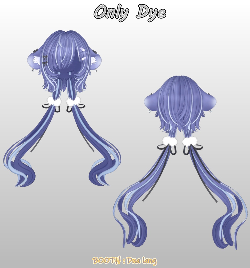 【Muffin Puff Hair】Mask、Main color2Texture