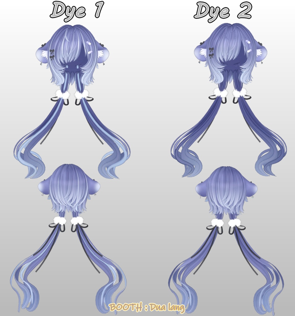 【Muffin Puff Hair】Mask、Main color2Texture