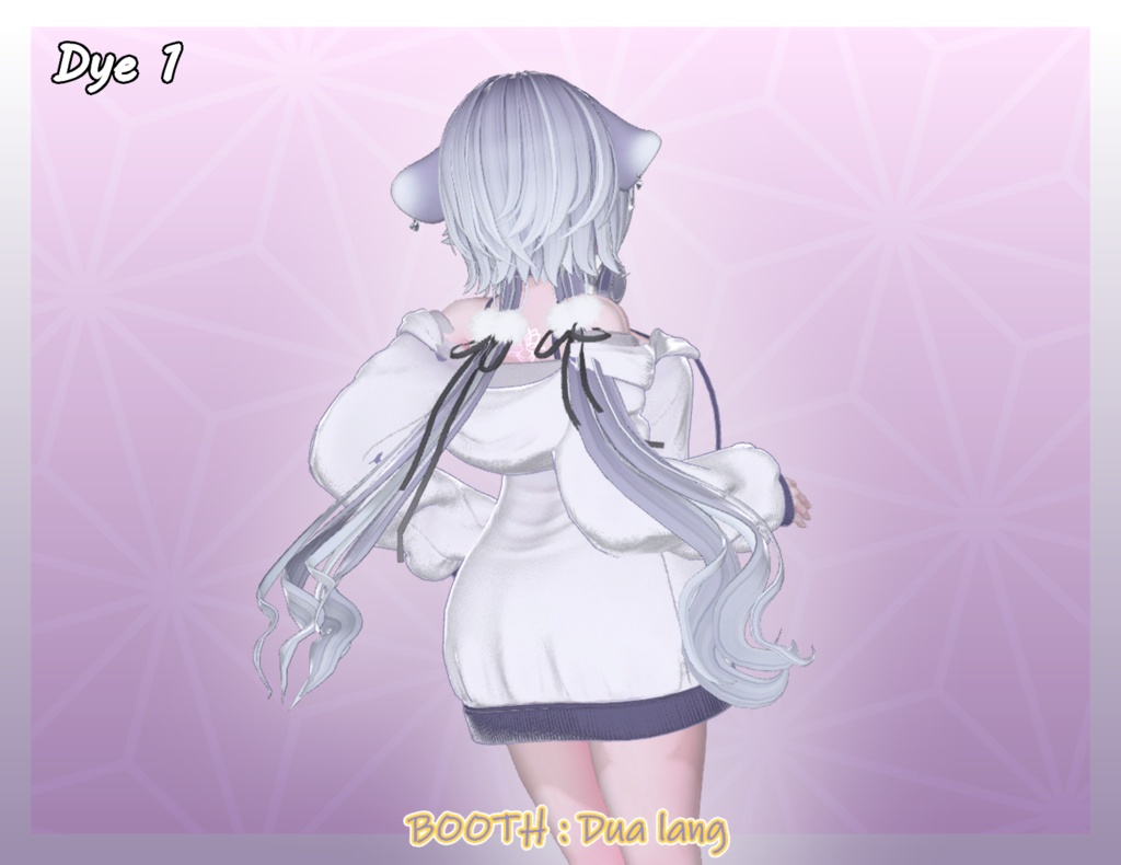 【Muffin Puff Hair】Mask、Main color2Texture