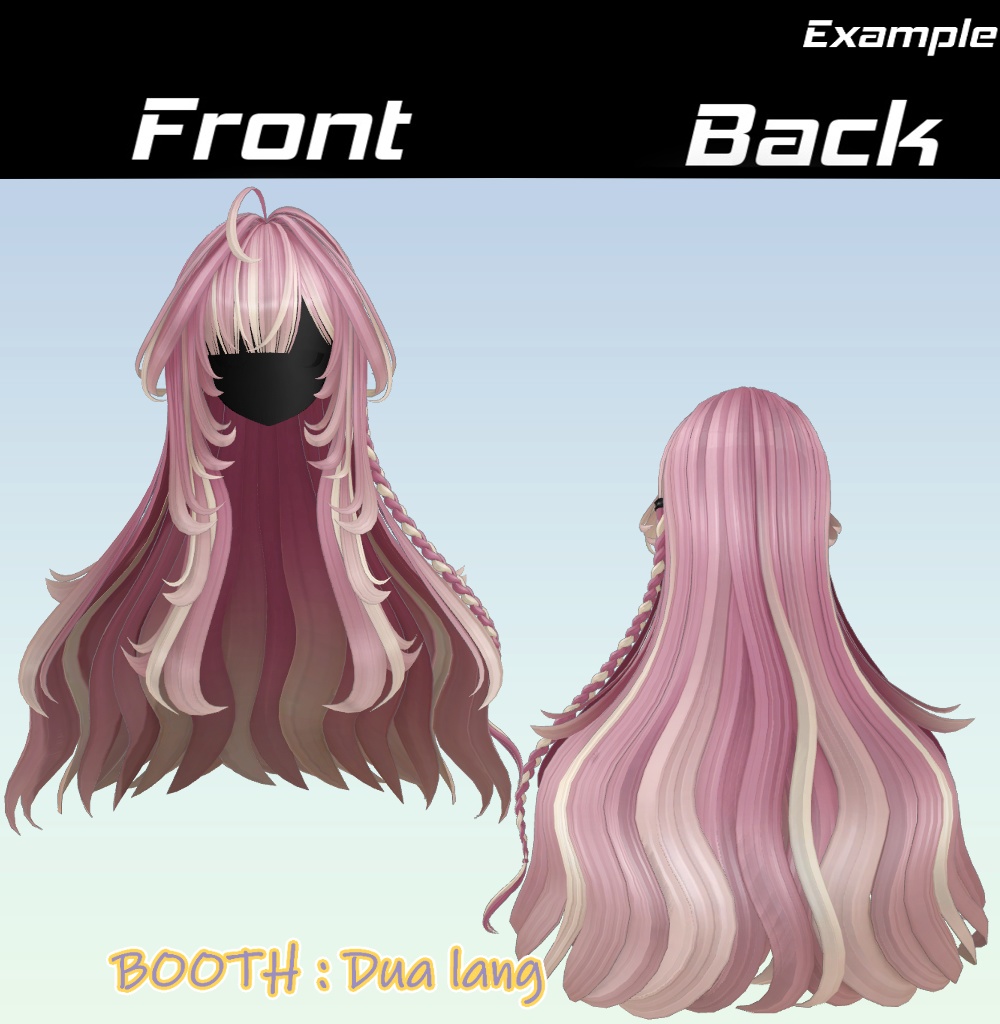 【Fleur Mellow Hair】Mask、Main color2Texture