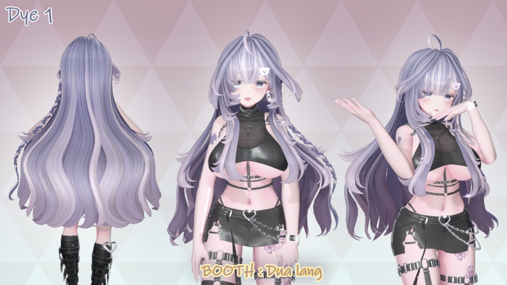 【Fleur Mellow Hair】Mask、Main color2Texture