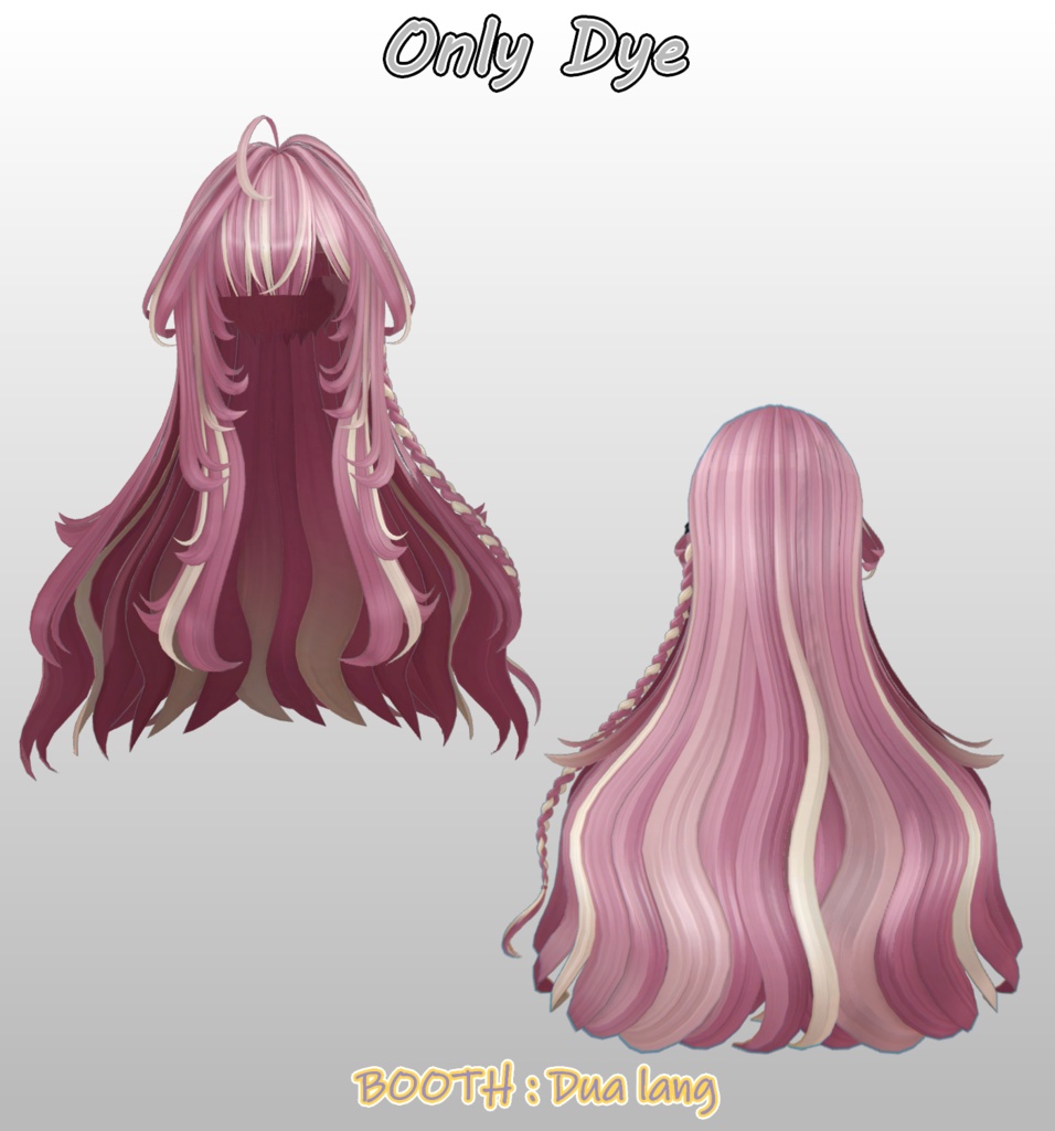 【Fleur Mellow Hair】Mask、Main color2Texture