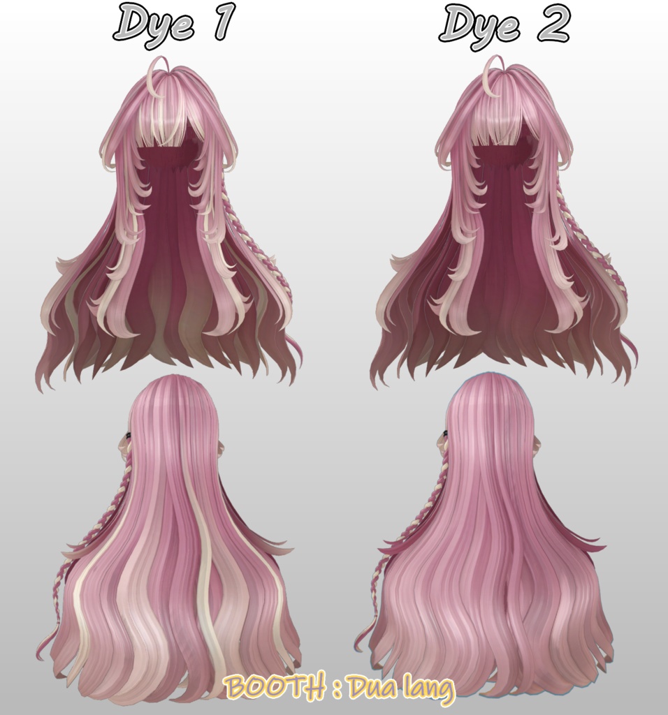 【Fleur Mellow Hair】Mask、Main color2Texture