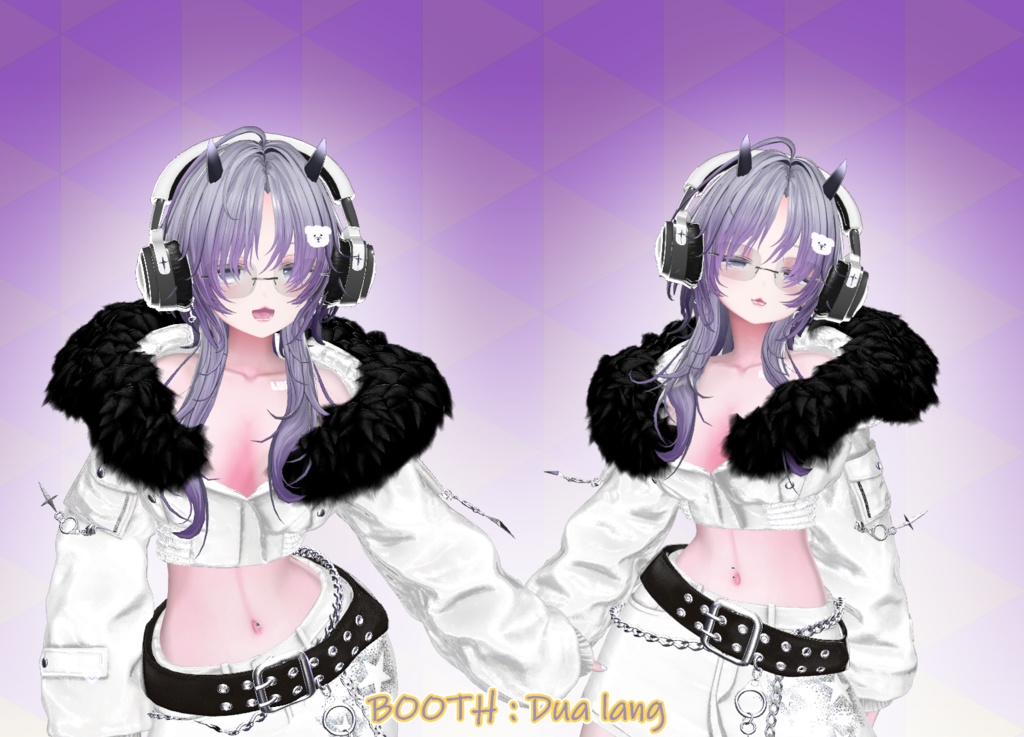 【まじ鬼ウルフ】Mask、Main color2Texture