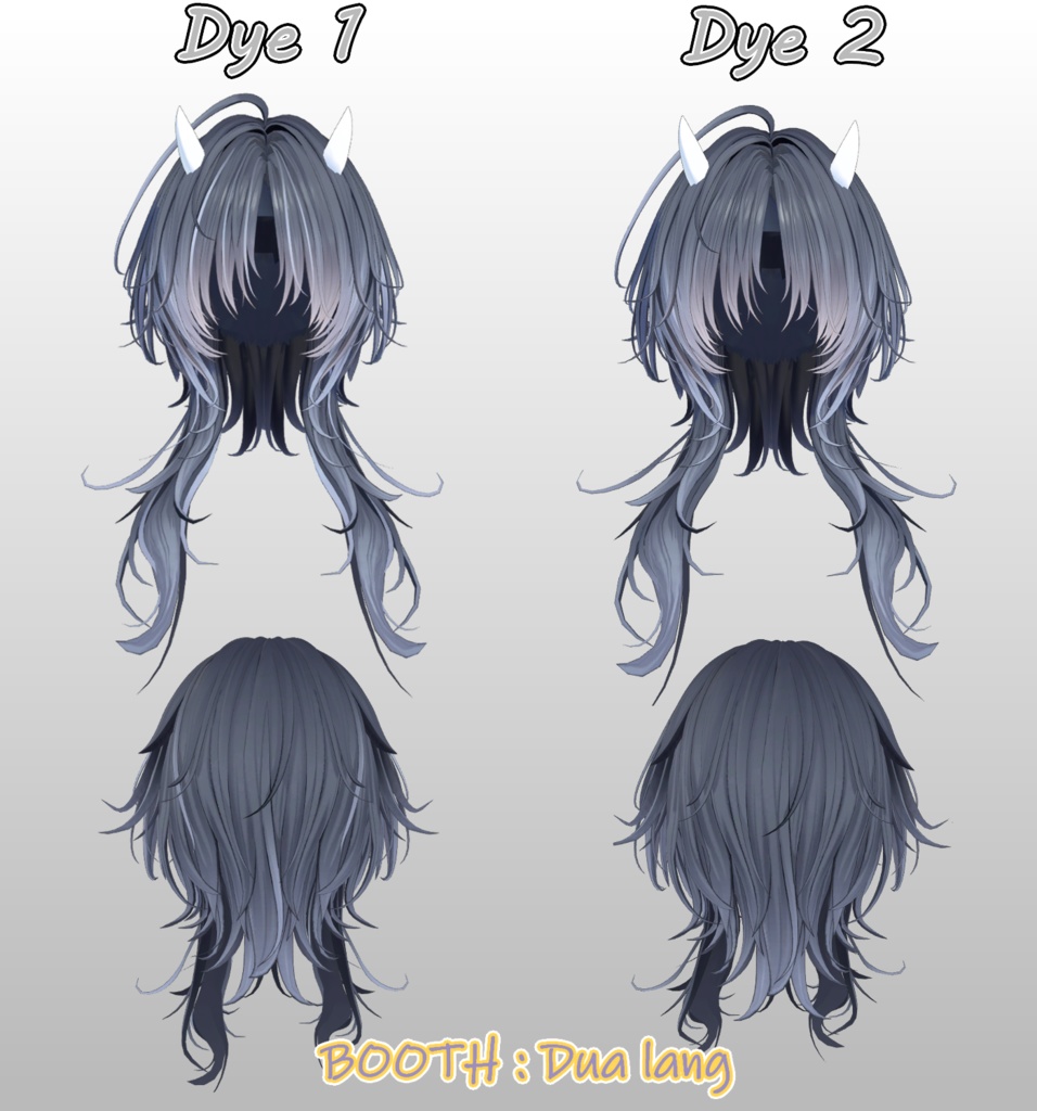 【まじ鬼ウルフ】Mask、Main color2Texture