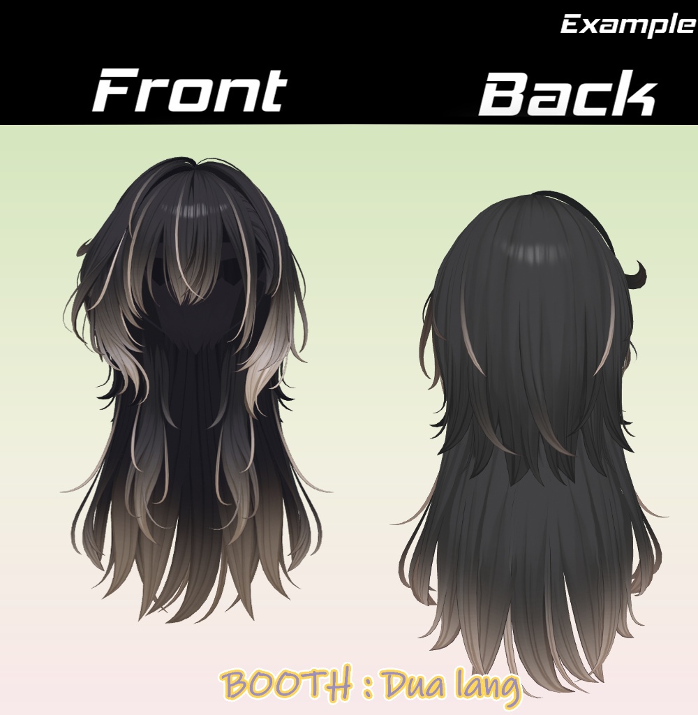 【Sylin_Hair】Mask、Main color2Texture