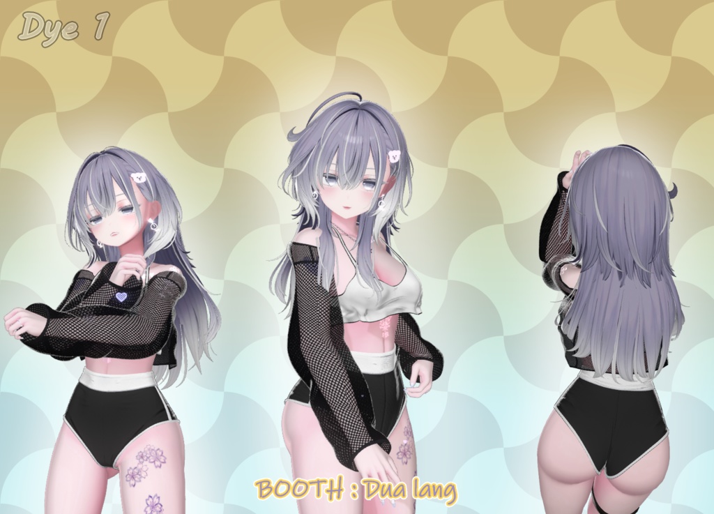 【Sylin_Hair】Mask、Main color2Texture