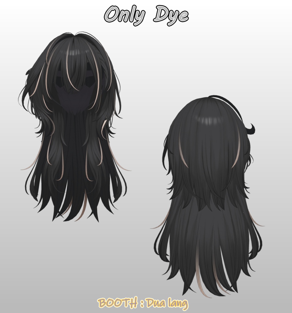 【Sylin_Hair】Mask、Main color2Texture