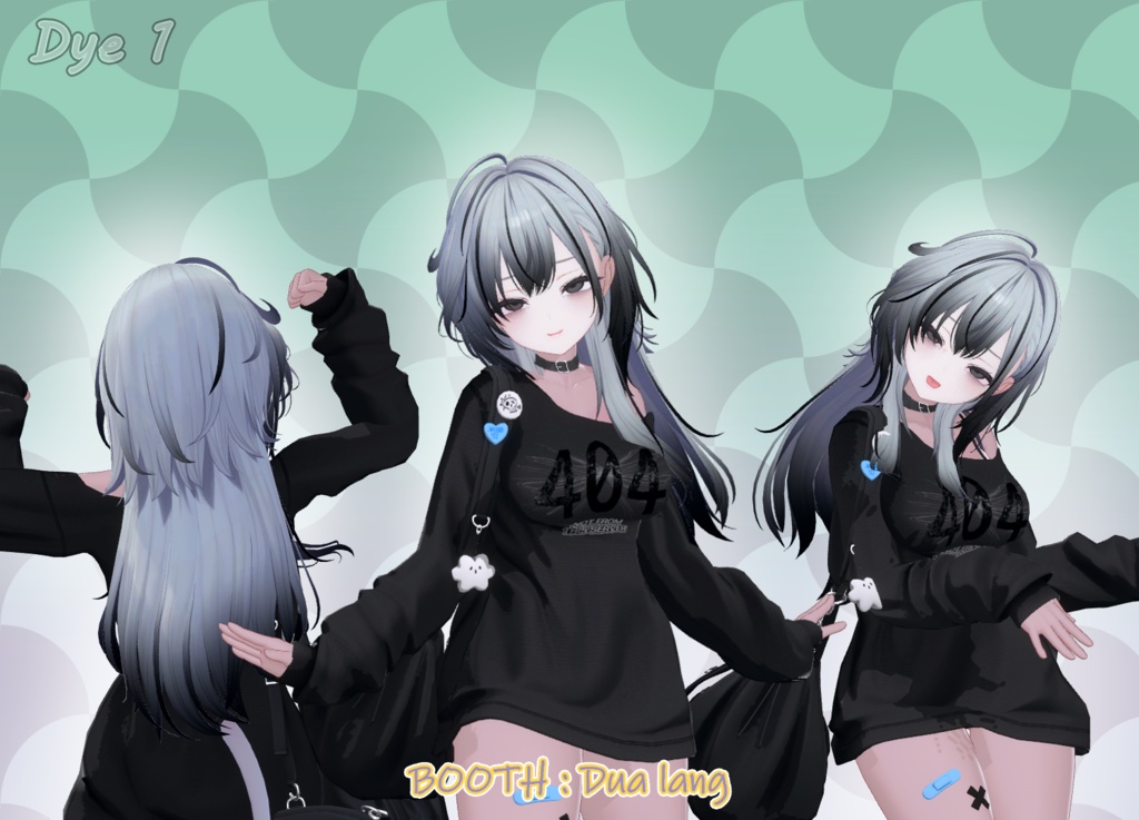 【Sylin_Hair】Mask、Main color2Texture