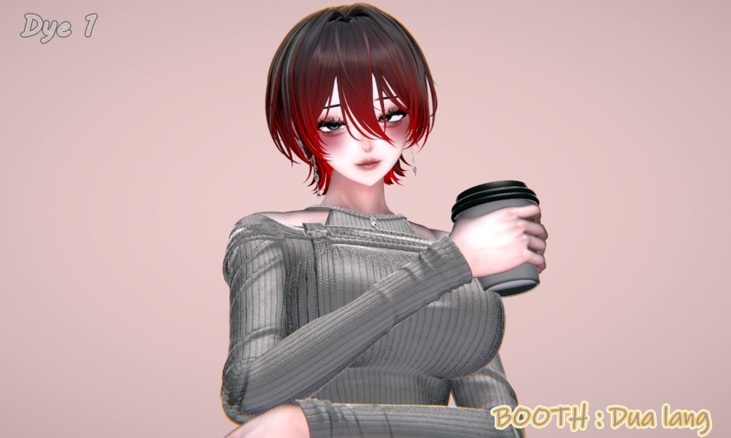 【Stile Lupo Hair】Mask、Main color2Texture