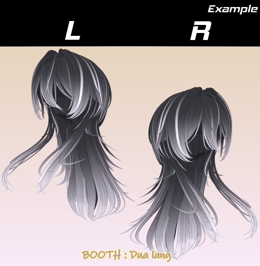 【Stile Lupo Hair】Mask、Main color2Texture