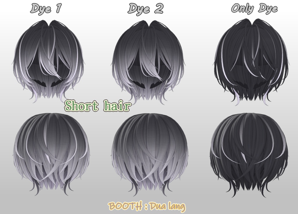 【Stile Lupo Hair】Mask、Main color2Texture