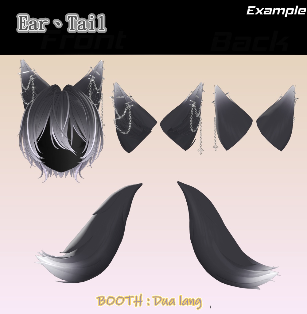 【Stile Lupo Hair】Mask、Main color2Texture