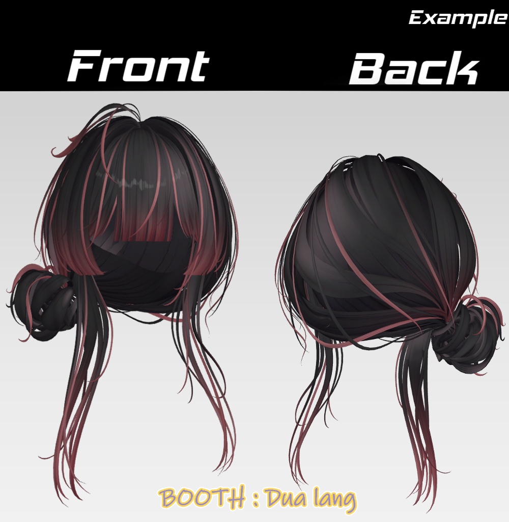 【Sayo Hair】Mask、Main color2Texture