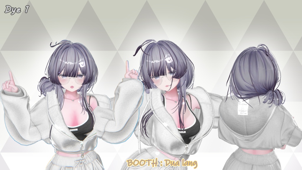 【Sayo Hair】Mask、Main color2Texture