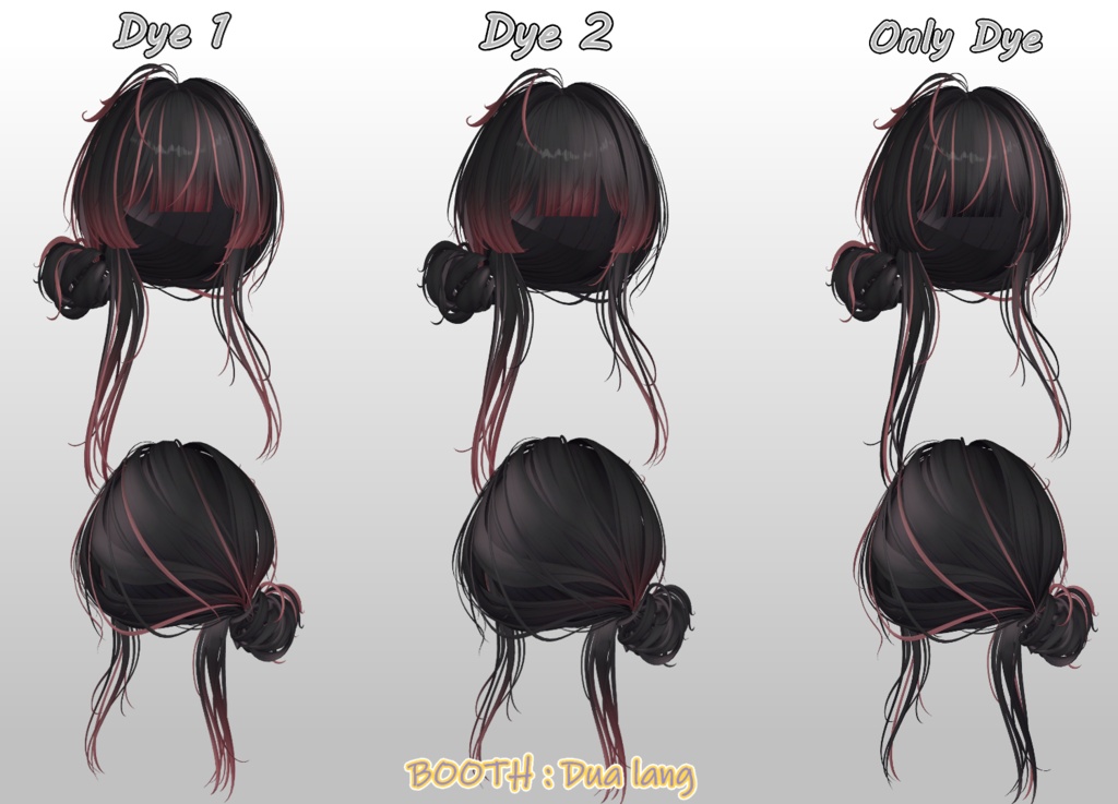 【Sayo Hair】Mask、Main color2Texture