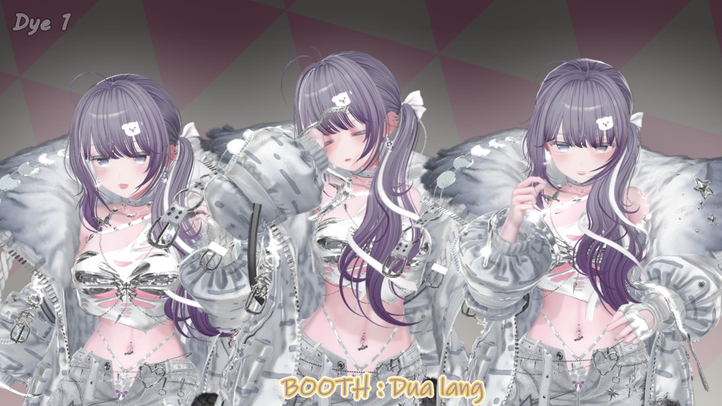 【Hazy Bloom Hair】Mask、Main color2Texture
