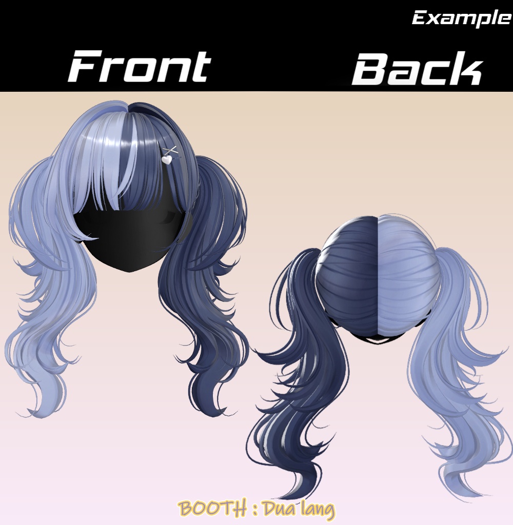【Mellow Twintail】Mask、Main color2Texture